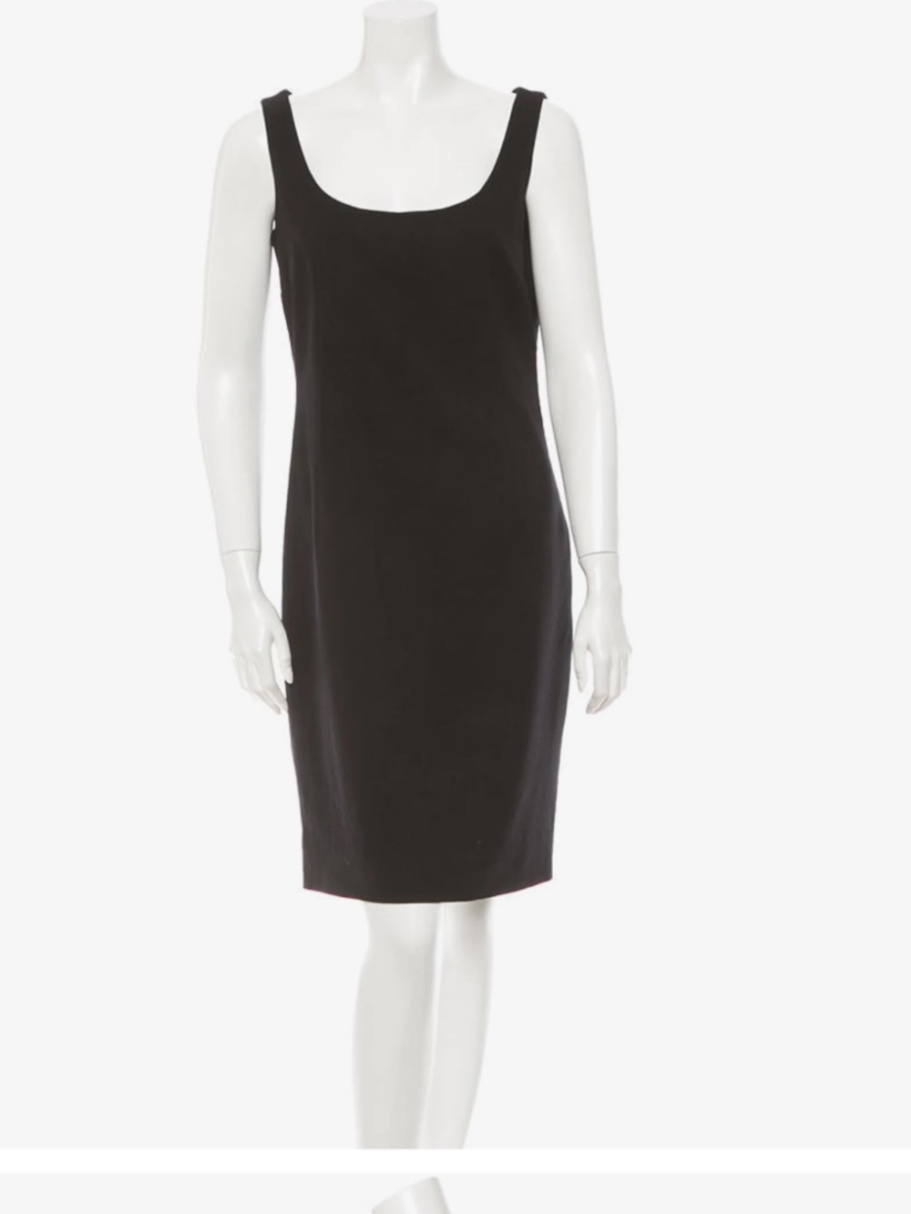 Dolce and Gabbana Black Wool Sheath Dress. M  US 8 IT 44